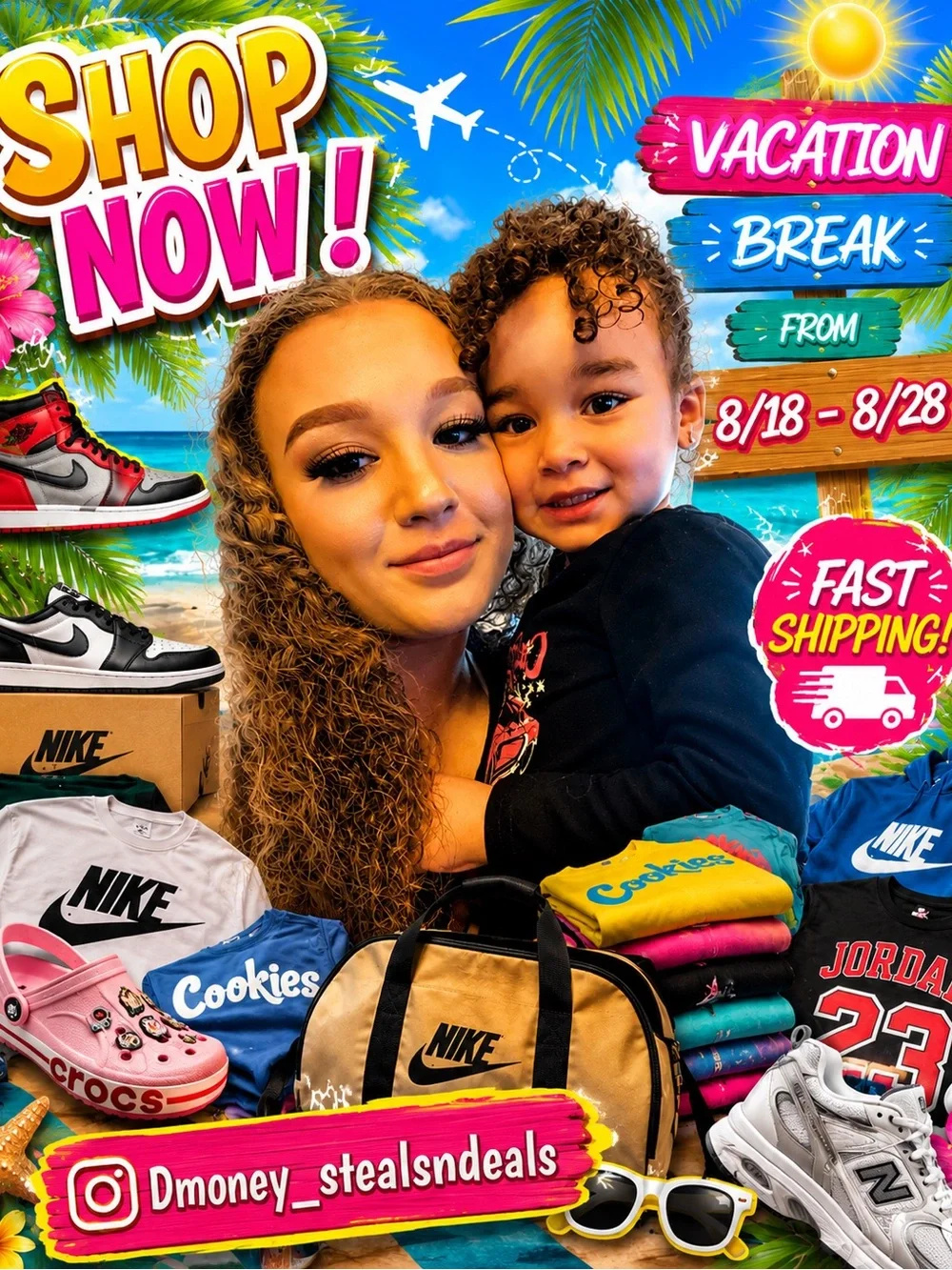 Vacation Incoming !! SHOP FAST SHIPPING !
